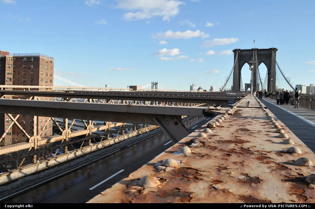 New York New-york brooklyn bridge