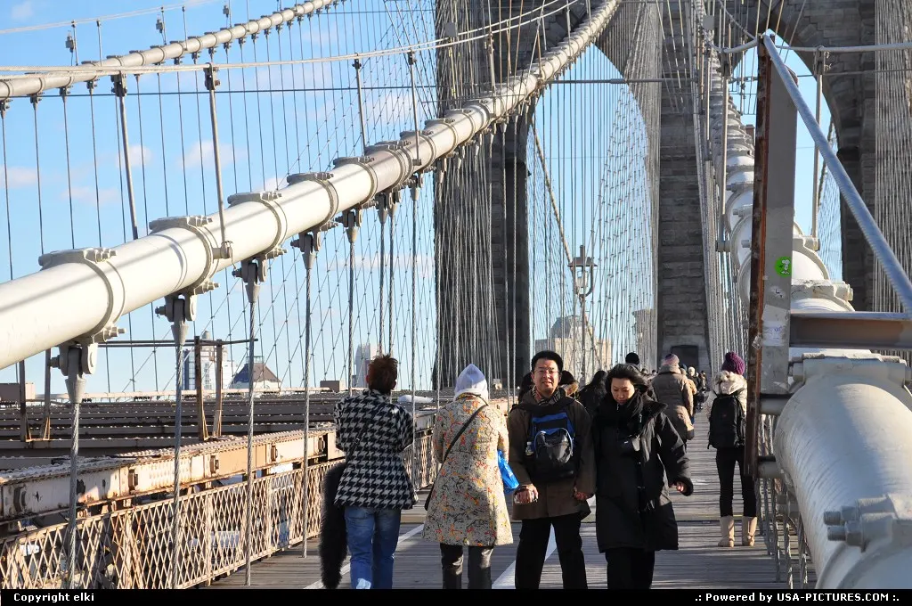 New York New-york brooklyn bridge