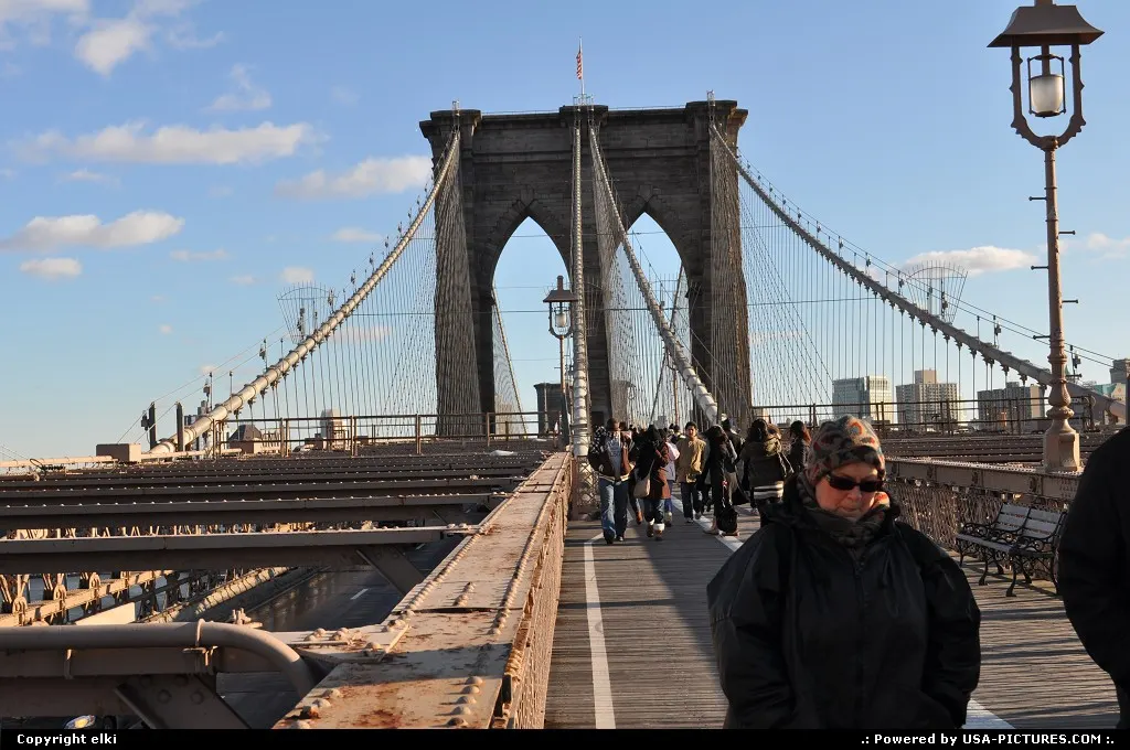 New York New-york brooklyn bridge
