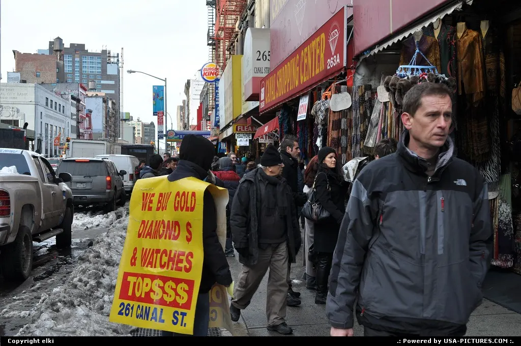 canal street, heading Chinatown