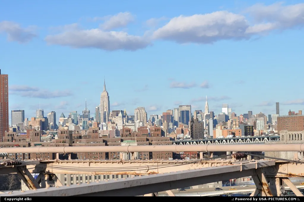 manathan view from brooklyn bridge