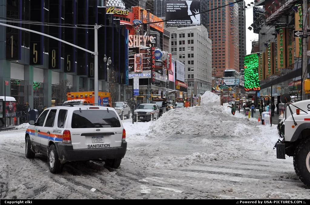 After snow storm all night long !!