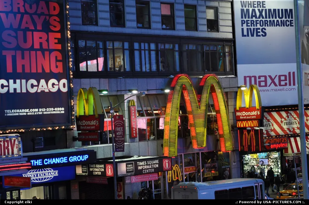 Times sqare, Mc Donalds