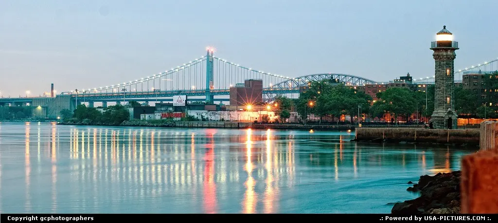 New York Roosevelt Island Side View