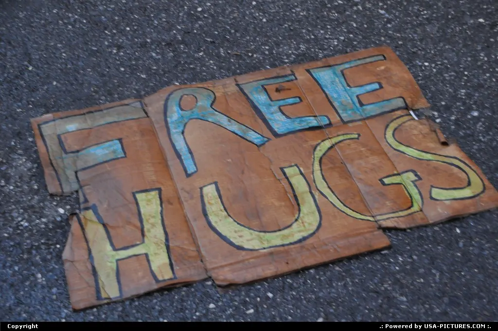 Free Hugs in Times Square? Well, I certain;y can use some!