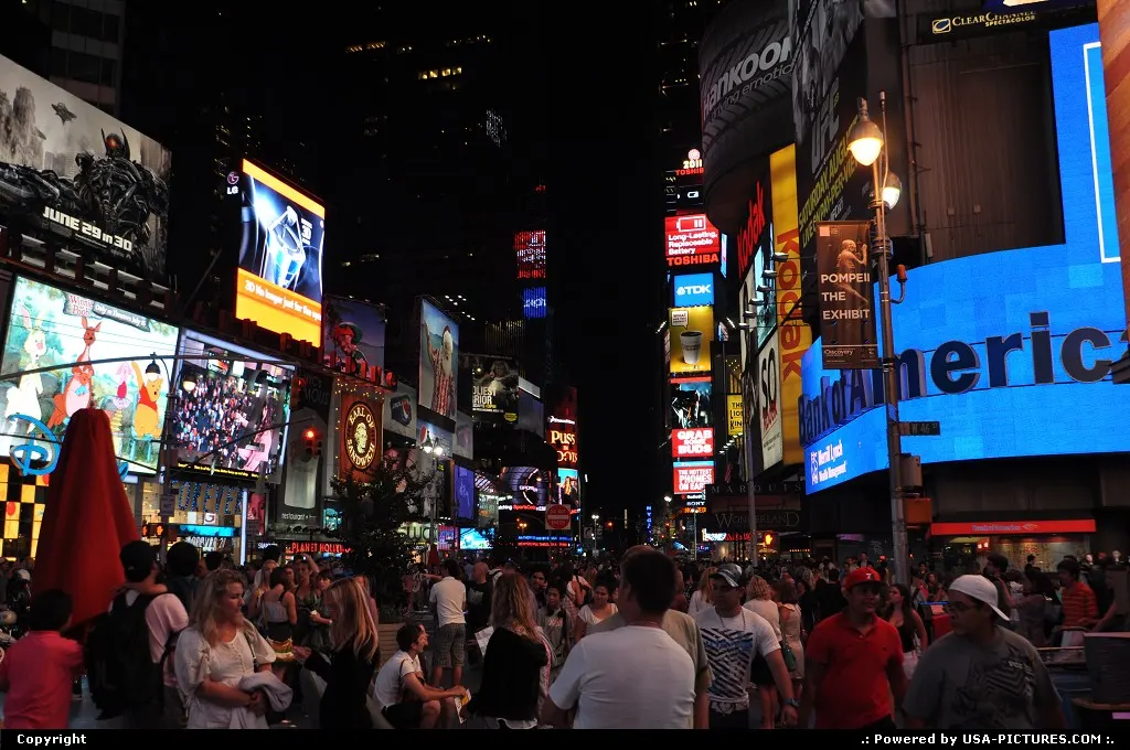 The crowd, the noise, the atmosphere, the heavy neon lights: only in Timnes Squares, NYC!