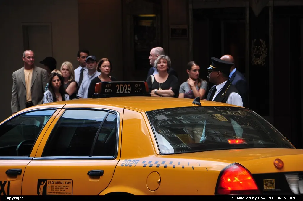 The famous Yelllow cab roaming around the Waldfor Astoria, at a walking distance of Gra...