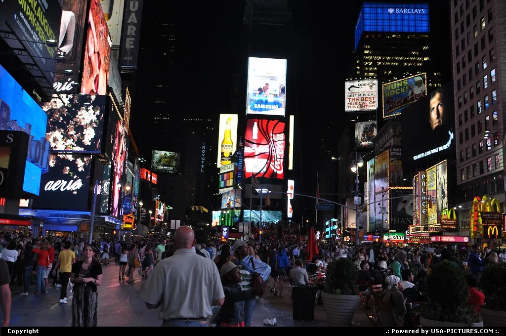 World famous Times Square