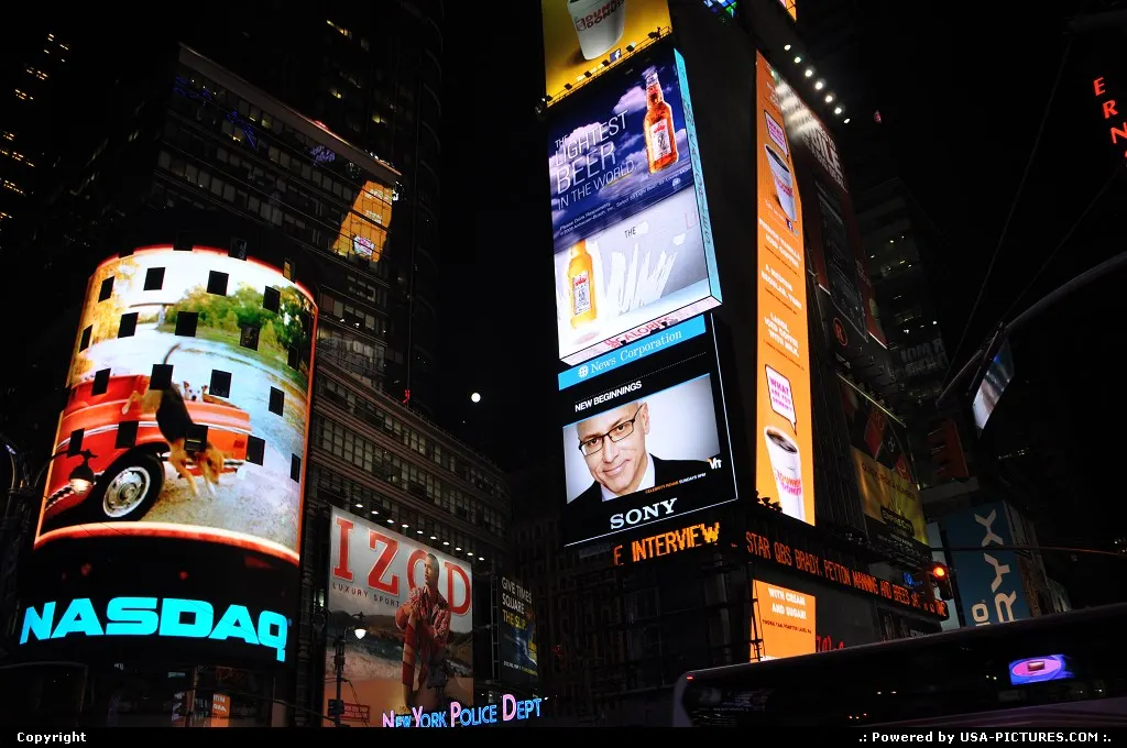 World famous Times Square