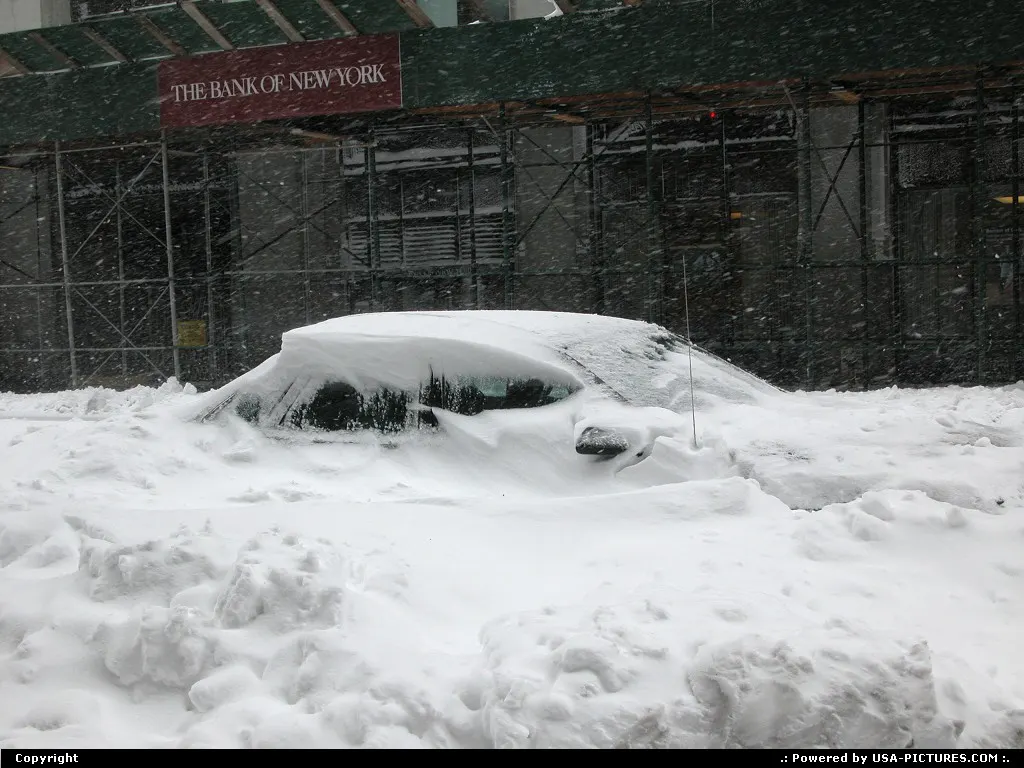 NYC after a snowfall historical