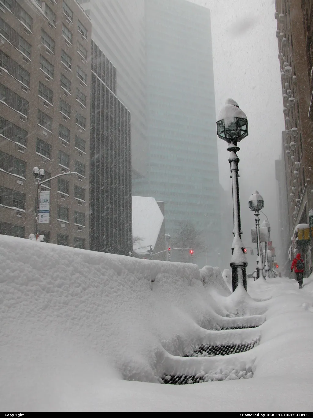 NYC after a snowfall historical