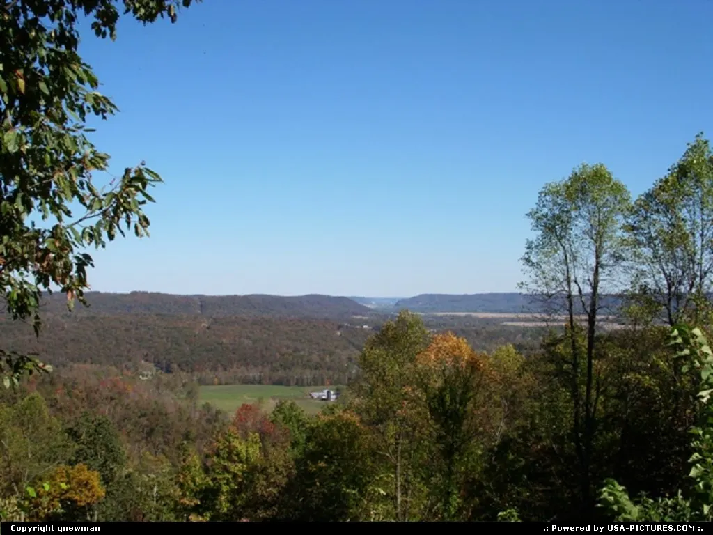 Overlook in Shawnee State Forest