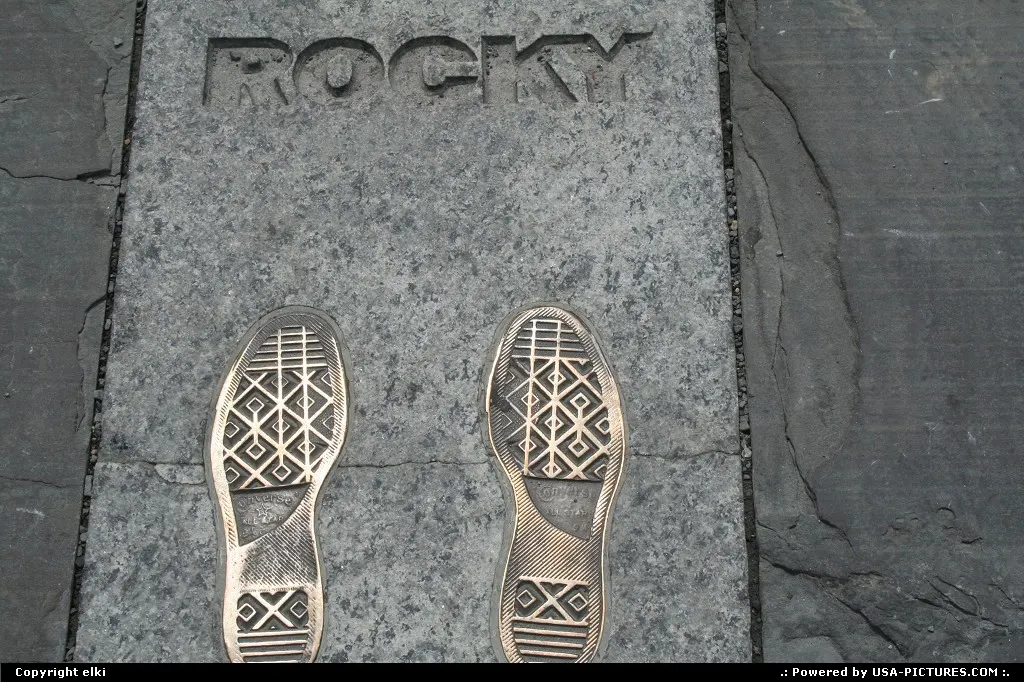 Rocky feet print