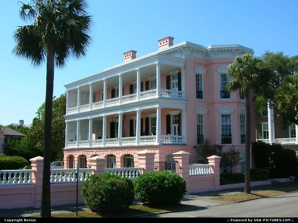 One among hundreds of lovely colonial mansions in the beautiful city of Charleston.
