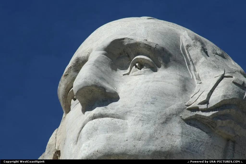 Mount Rushmore National Memorial sculpture by Gutzon Borglum represents the first 150 y...