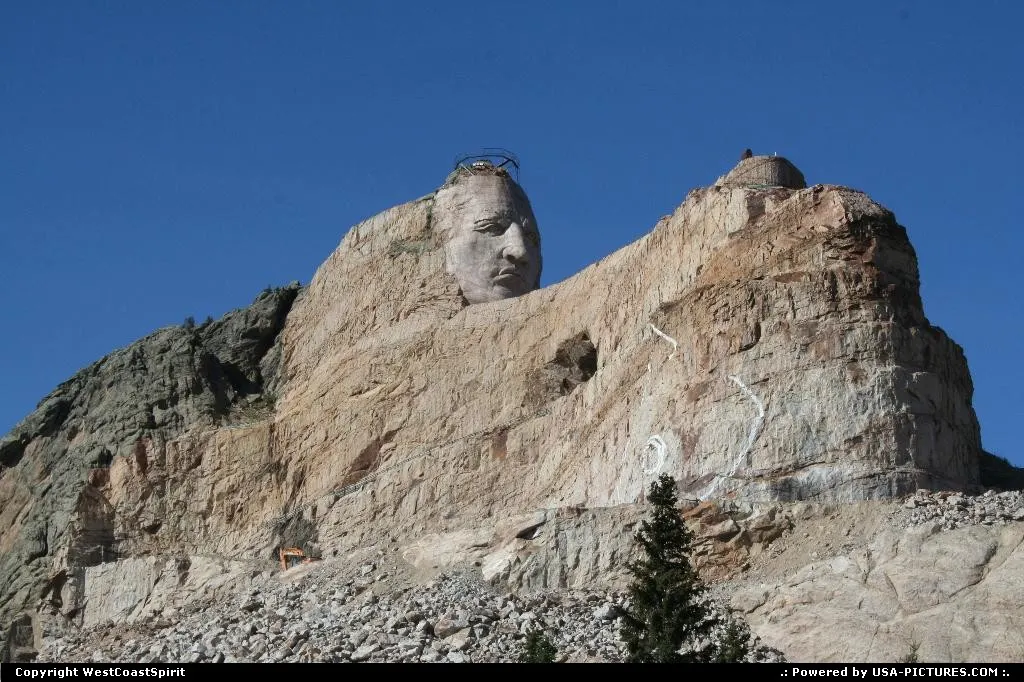 Crazy Horse, the world biggest mountain carving project worldwide is another amazing re...