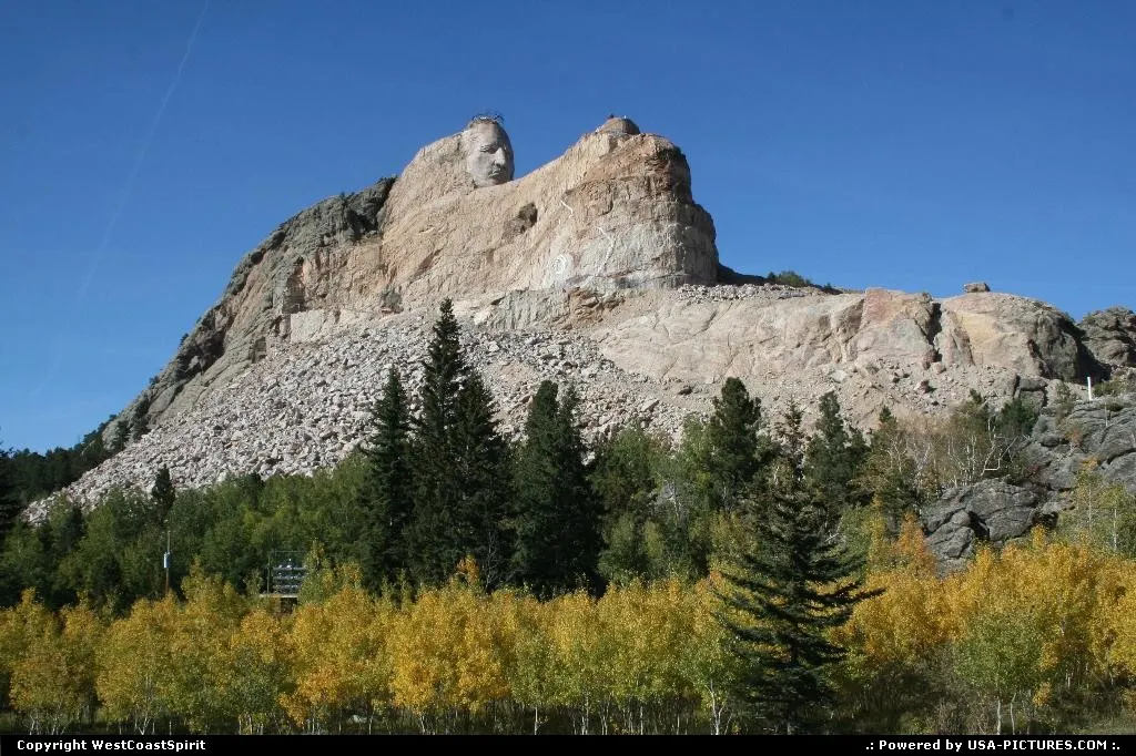 Crazy Horse, the world biggest mountain carving project worldwide is another amazing re...