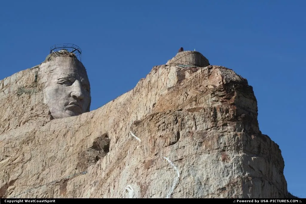 Crazy Horse, the world biggest mountain carving project worldwide is another amazing re...