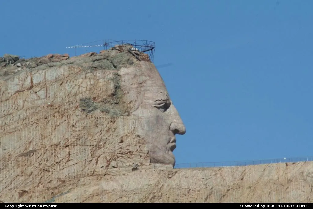 Crazy Horse, the world biggest mountain carving project worldwide is another amazing re...