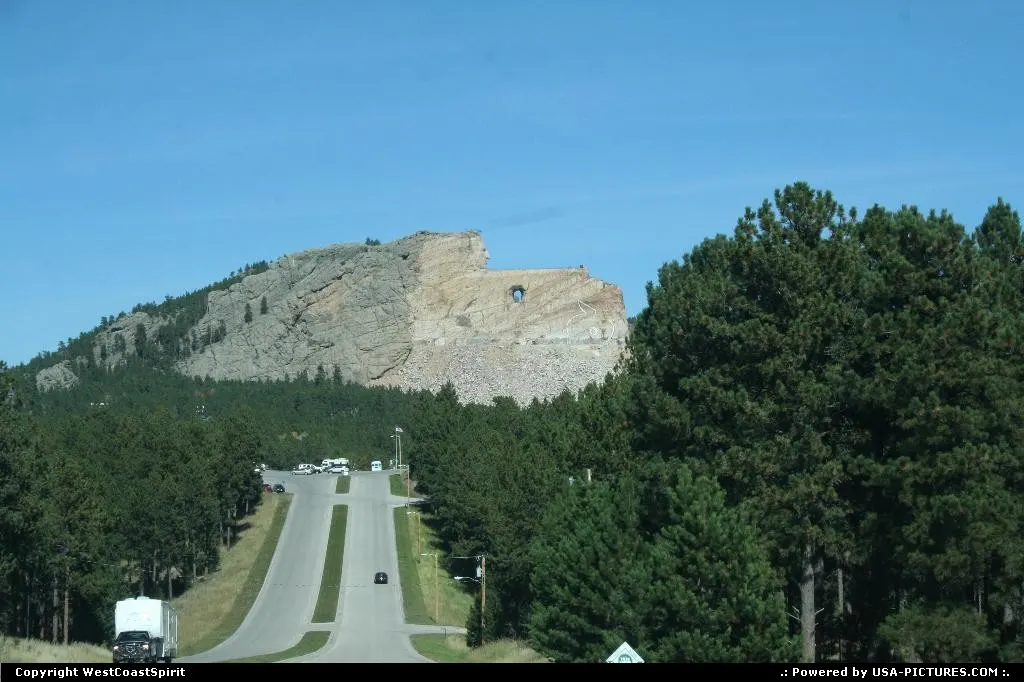 Crazy Horse, the world biggest mountain carving project worldwide is another amazing re...