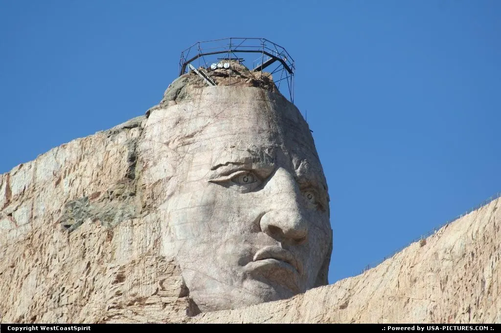 Crazy Horse, the world biggest mountain carving project worldwide is another amazing re...
