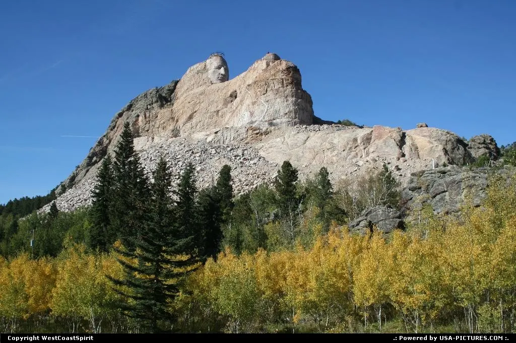 Crazy Horse, the world biggest mountain carving project worldwide is another amazing re...