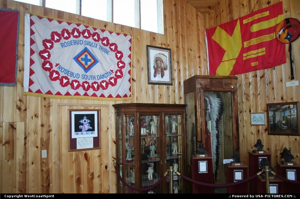 Crazy Horse Monument: Lot of various legacies from different tribes at the museum.