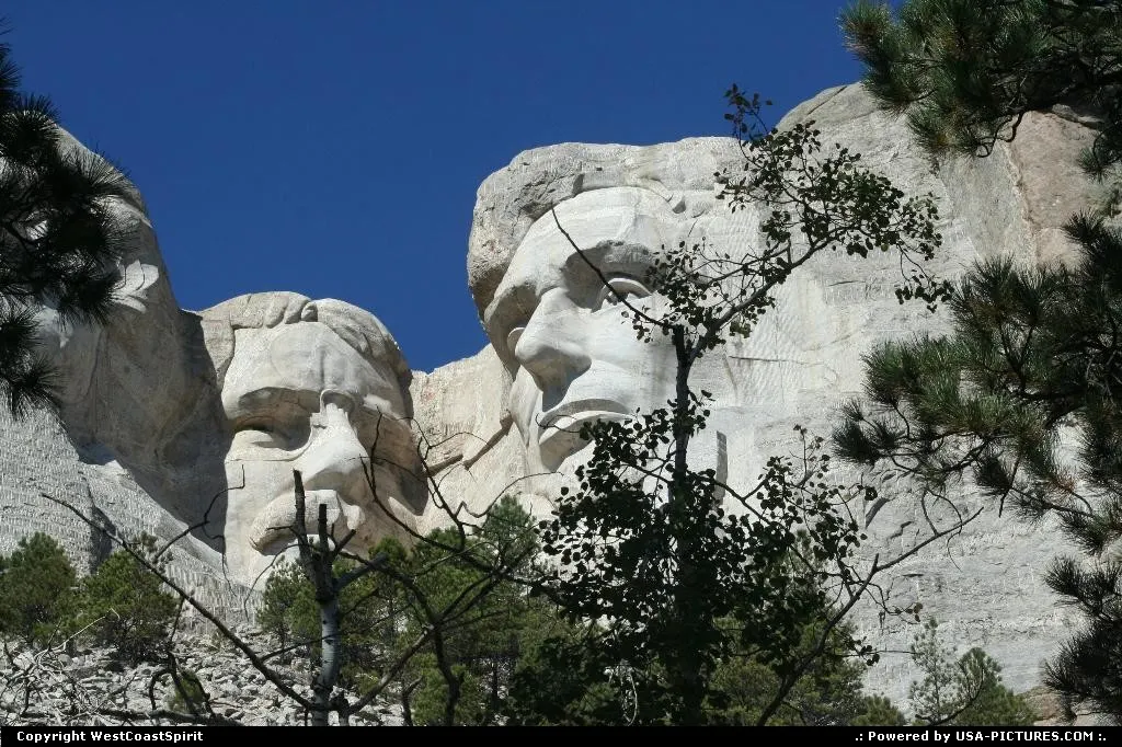 Not in a city South-dakota mount rushmore, black hills