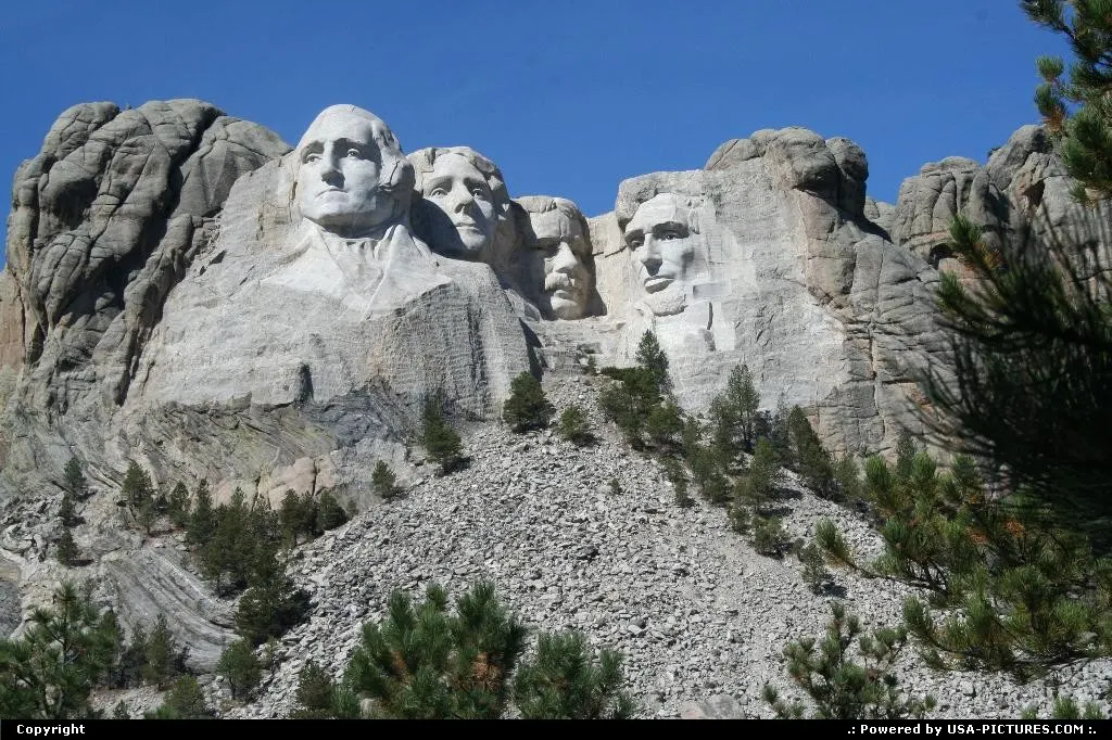 not in a city South-dakota mount rushmore, black hills