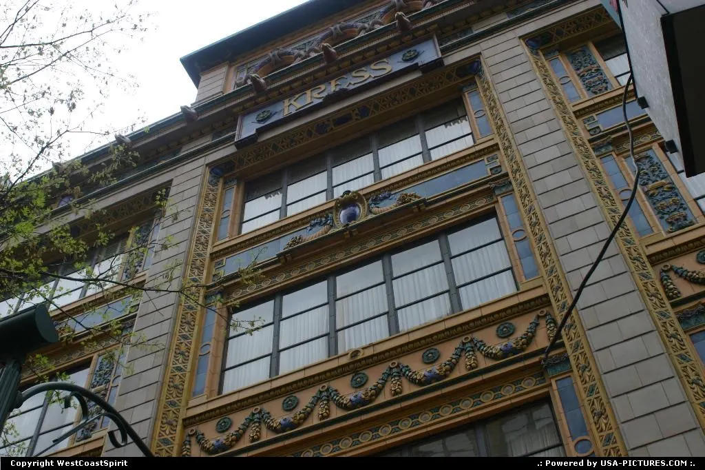 The amazing Kress building located downtown.
