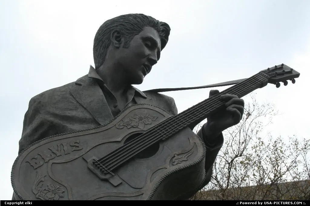 Elvis statue, no need to tell you about Elvis, he died to early, some think he is still...
