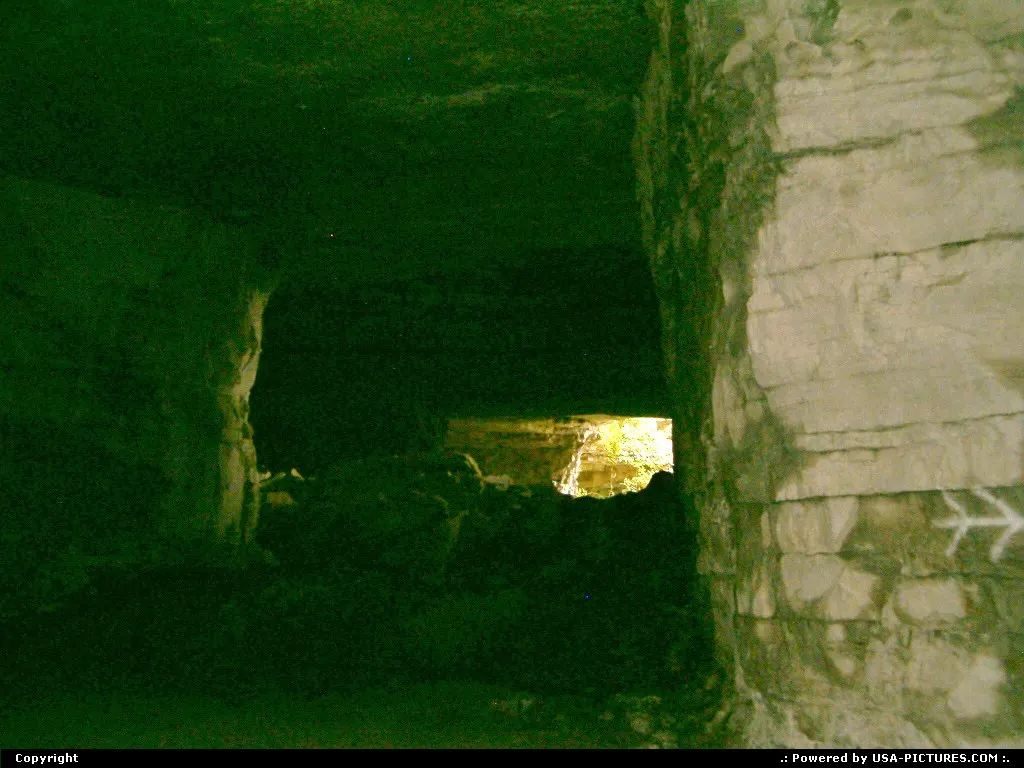 inside a mining cave, just outside Jamestown, TN.