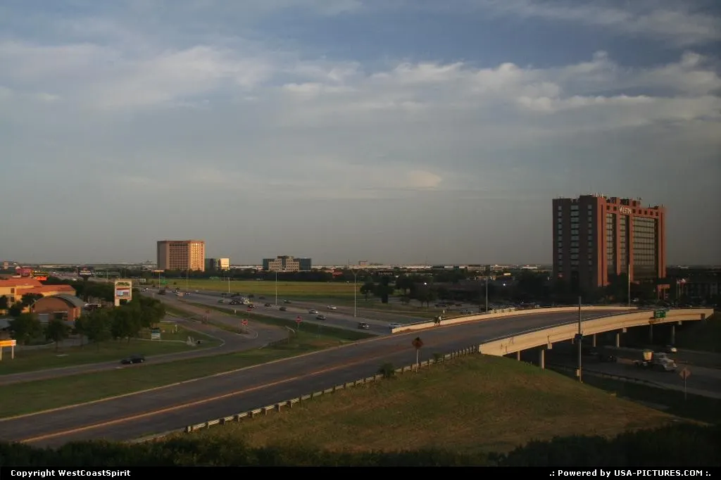 Near DFW Aiport. A good place to spot cargo planes on final