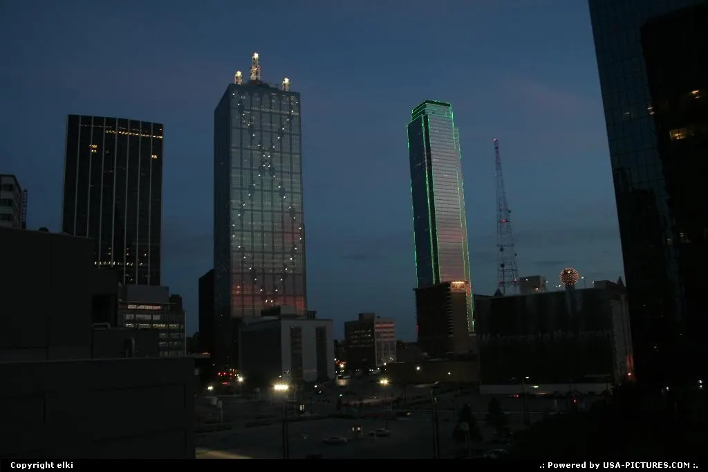 Dallas downtown @sunset