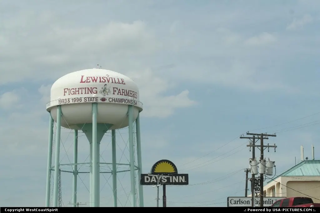 A watertank from the road