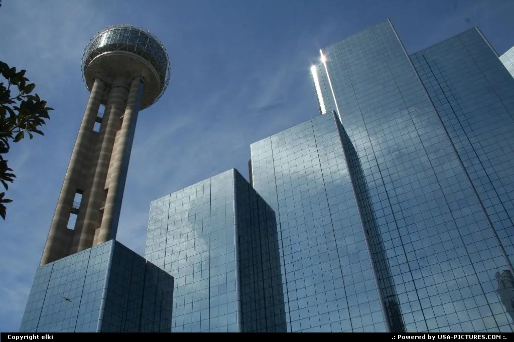 Reunion tower and hyatt regency