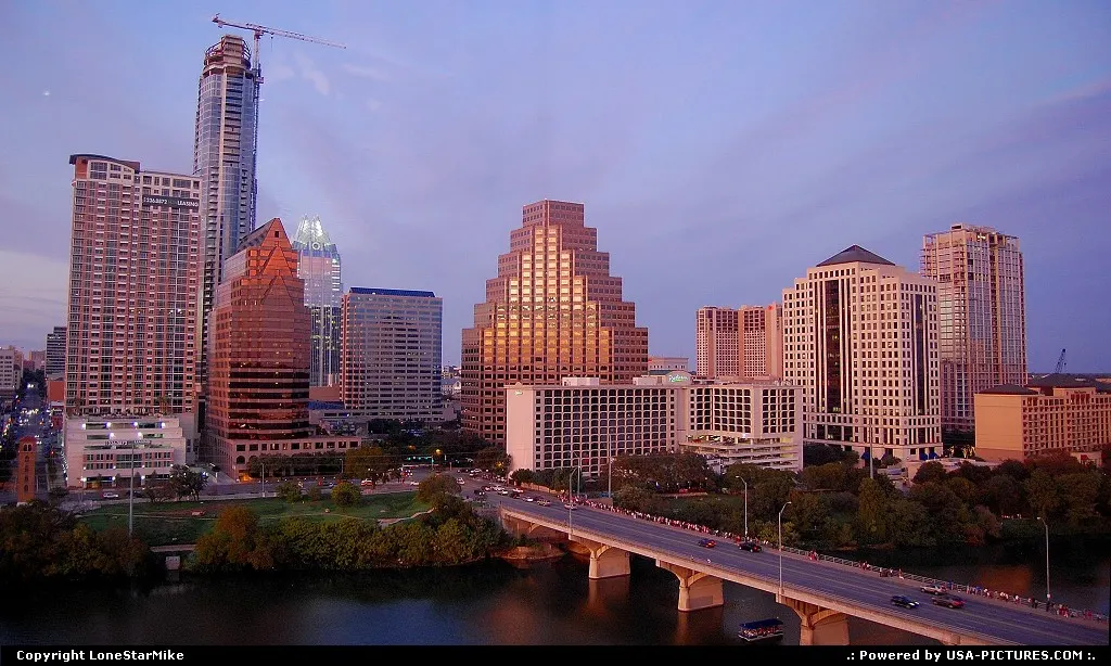 Austin Skyline from the Hyatt Hotel