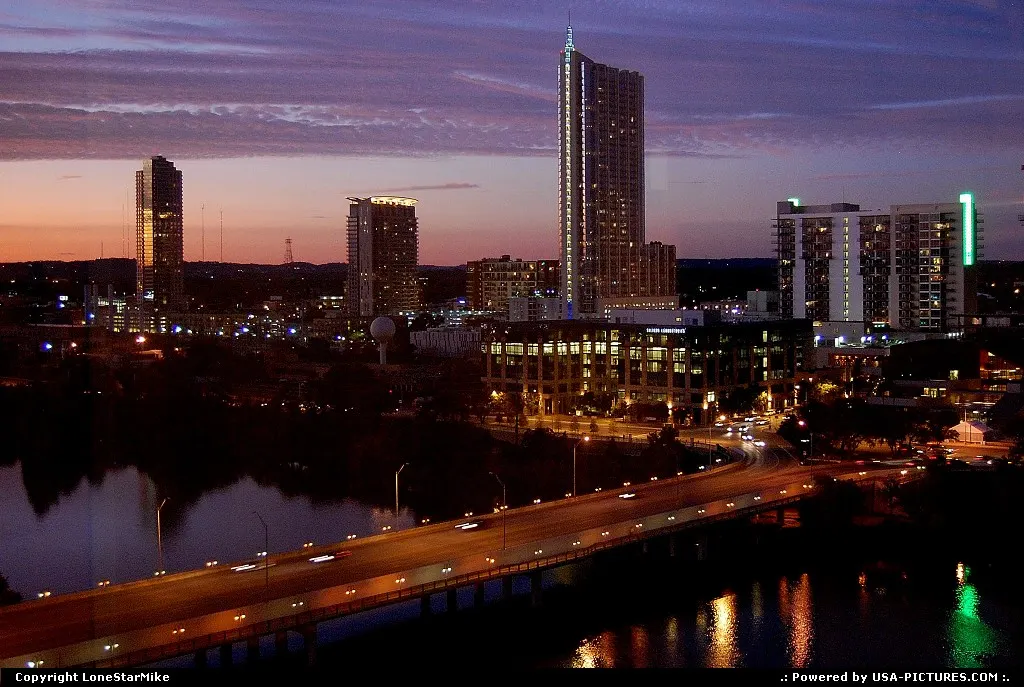 Austin skyline from Hyatt Hotel