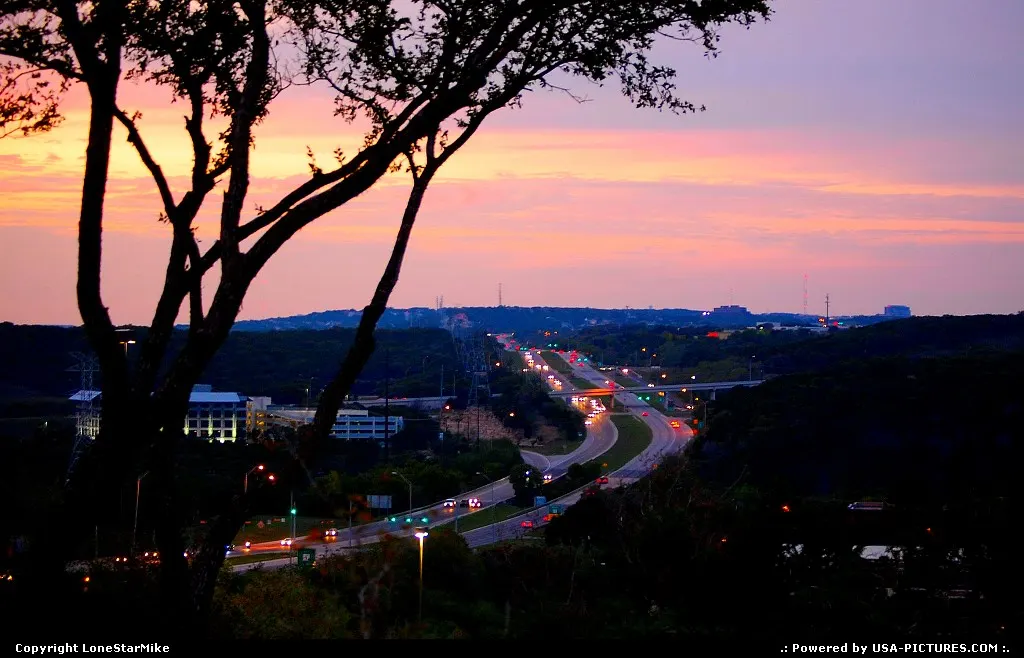 Loop 360 at sunset