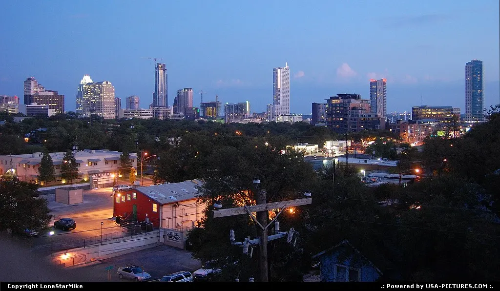 Skyline at dusk