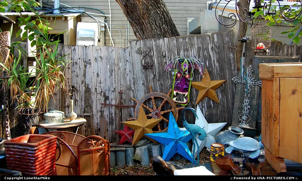 Funky outdoor shopping on West Sixth Street