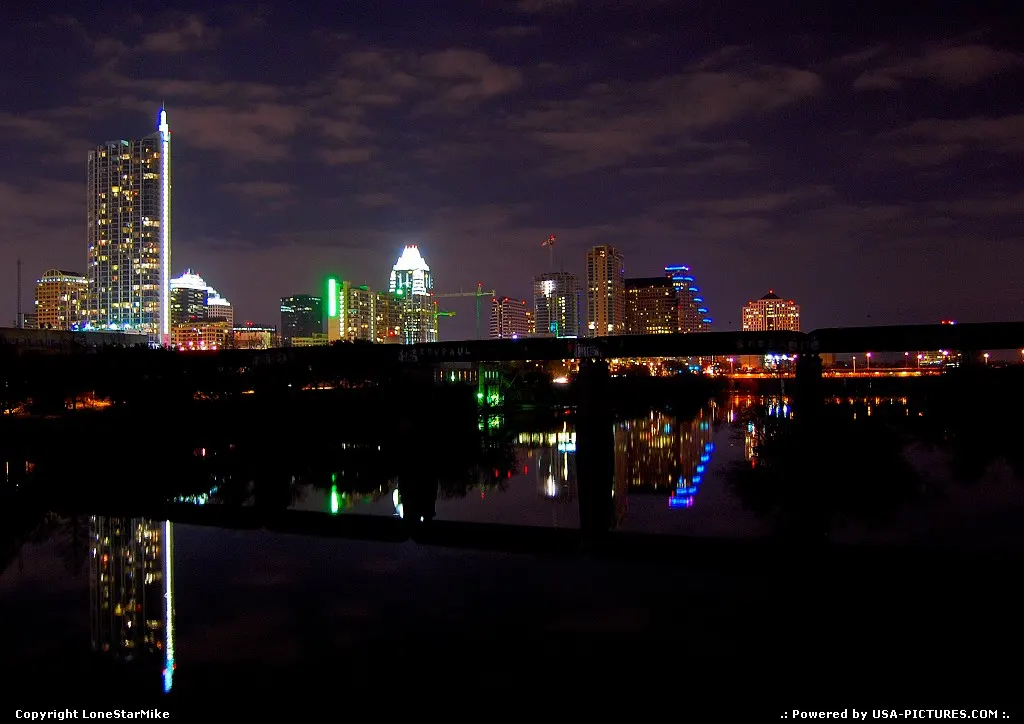 Skyline from the Lamar Pedestrian Bridge