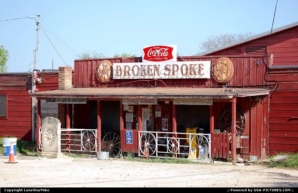 The Broken Spoke Lounge on South Lamar Blvd.