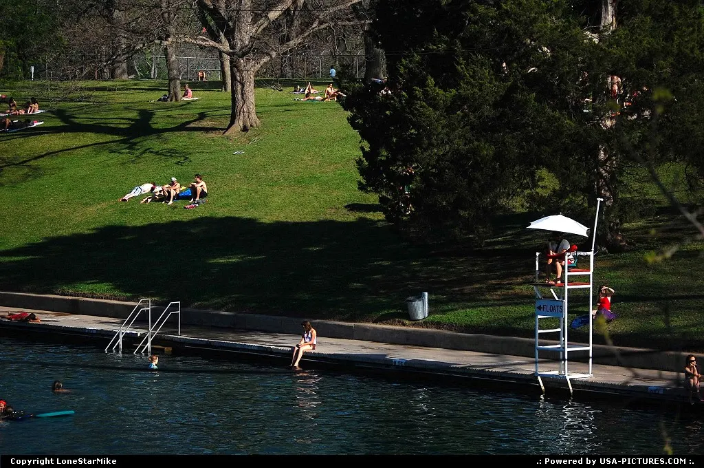Barton Springs Pool.