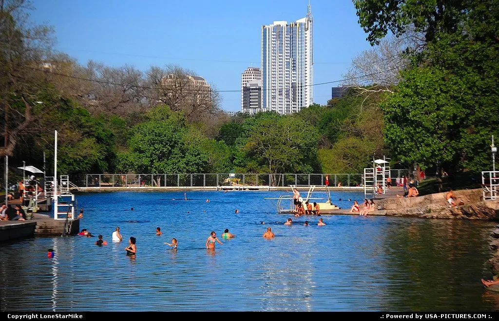 Barton Springs Pool.