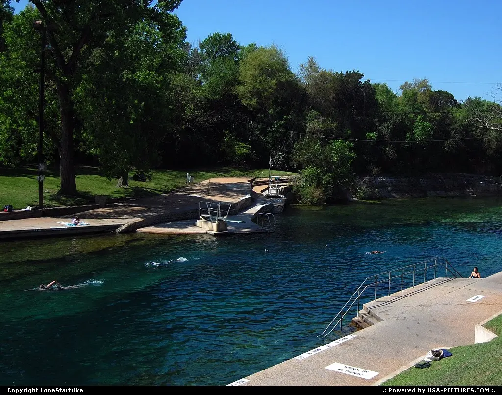 Barton Springs Pool.