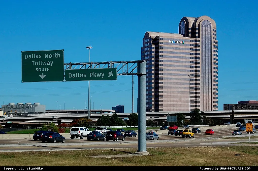 LBJ Freeway at The Galleria