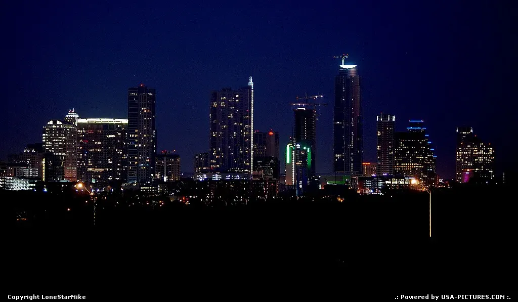 Skyline from Zilker Clubhouse trail