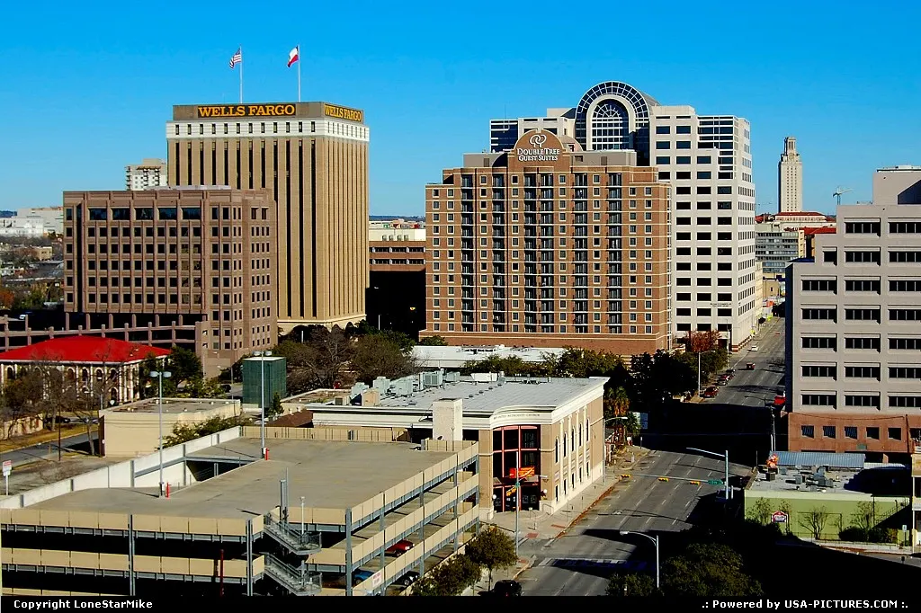 Midtown Austin from the 15th floor of Westgate Tower