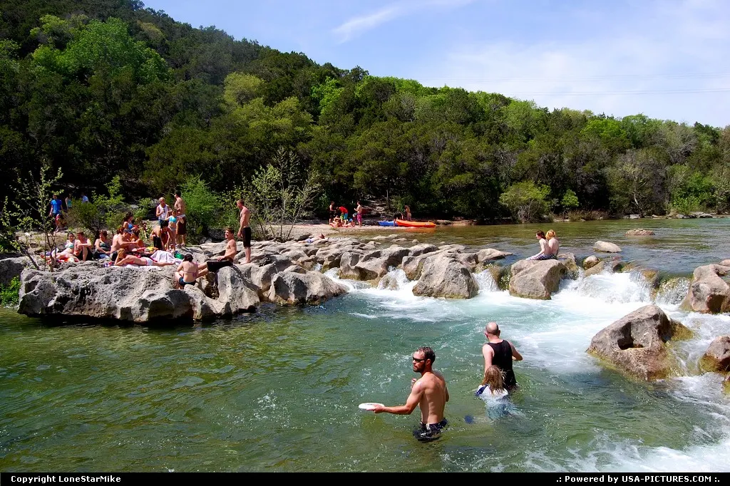 Sculpture Falls on the Barton Creek Greenbelt